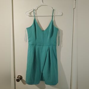 GB Girls Strapless Teal Dress